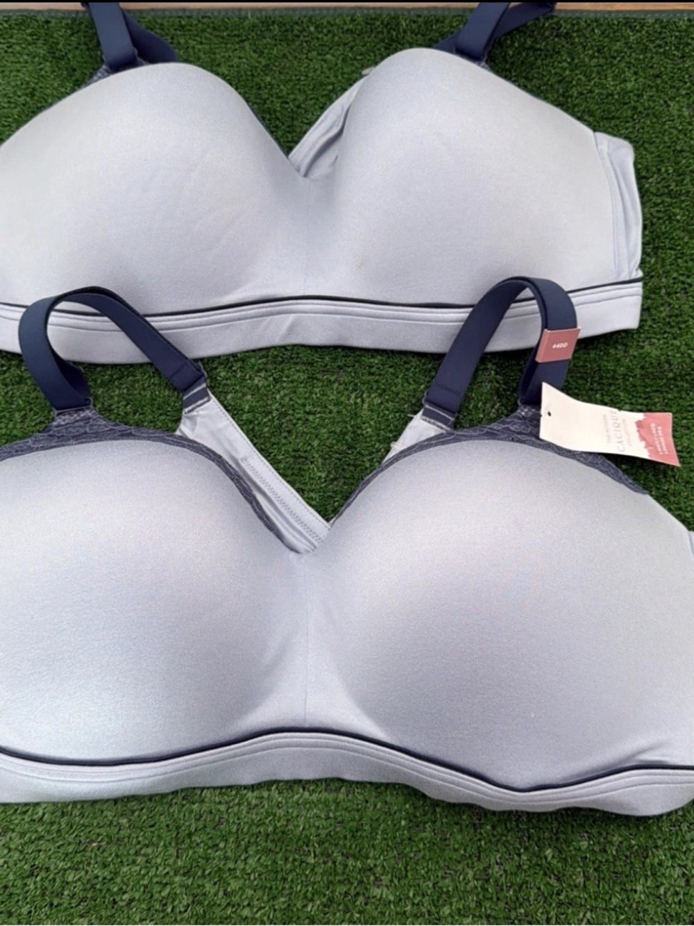 Cacique Mastectomy gray Back Smoother Lightly LIned No WIre Bra 44DD NWT